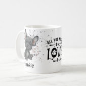Mug Tout ce dont vous avez besoin est Love and a Dog ( (Devant gauche)