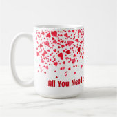 Mug Tout ce dont vous avez besoin est Love & Café Red (Gauche)