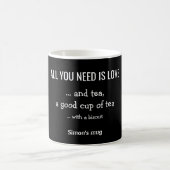 Mug Tout ce dont vous avez besoin est thé drôle humour (Centre)