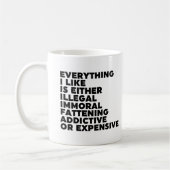 Mug Tout ce que j'aime (Gauche)