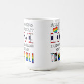 Mug Tout Ce Que Je Sais Sur L'Amour Que J'Ai Appris En (Centre)