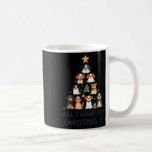 Mug Tout Ce Que Je Veux Pour Noël C'Est Chiens Xmas Tr
