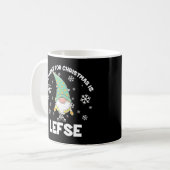 Mug Tout ce que je veux pour Noël c'est la gauche Noël (Devant gauche)