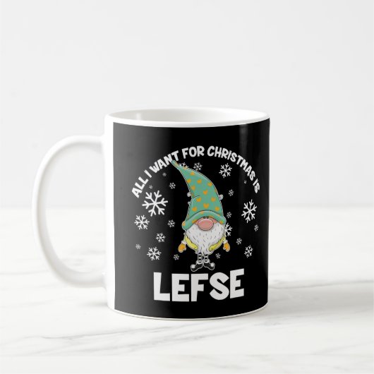 Mug Tout ce que je veux pour Noël c'est la gauche Noël (Gauche)