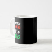 Mug Tout Ce Que Je Veux Pour Noël Est Un Hamburger Xma (Devant gauche)