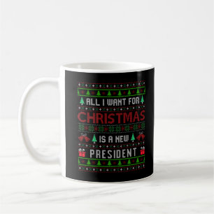 Mug Tout ce que je veux pour Noël est un nouveau pré