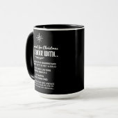 Mug Tout ce que je veux pour Noël est une chorale...mu (Devant gauche)
