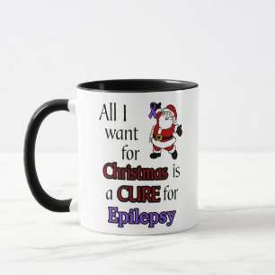 Mug Tout Ce Que Je Veux Pour Noël/Père Noël...Épilepsi