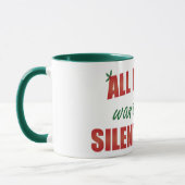 Mug Tout Ce Que Maman Veut Est Une Nuit Silencieuse (Gauche)