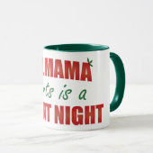 Mug Tout Ce Que Maman Veut Est Une Nuit Silencieuse (Devant droit)