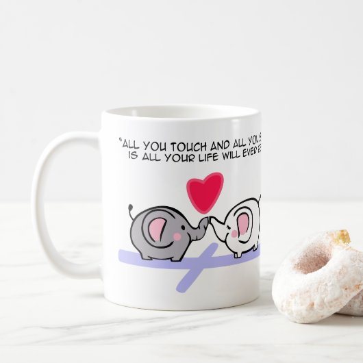 Mug Tout ce que vous touchez (Avec donut)