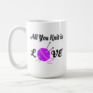 Mug Tout ce que vous tricotez est un design pour amate