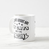 Mug Tout ce qui m'intéresse, ce sont mes CHATS, ma cit (Devant gauche)