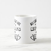 Mug Tout ce qui m'intéresse, ce sont mes CHATS, ma cit (Centre)