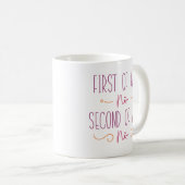 Mug Tout D'Abord Pas De Seconde Du Tout Non (Devant droit)