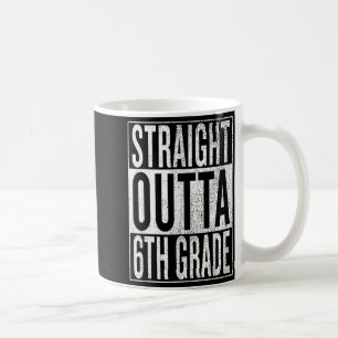 Mug Tout droit sorti de la 6e année cool junior high -