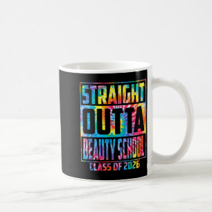 Mug Tout droit sorti de l'école de beauté drôle diplôm