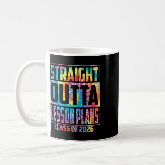Mug Tout droit sorti des plans de cours Drôle de remis (Gauche)