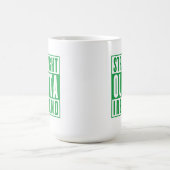 Mug Tout droit sorti d'Irlande Saint-Patrick irlandais (Centre)