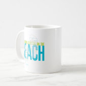 Mug Tout est mieux sur la plage (Devant gauche)