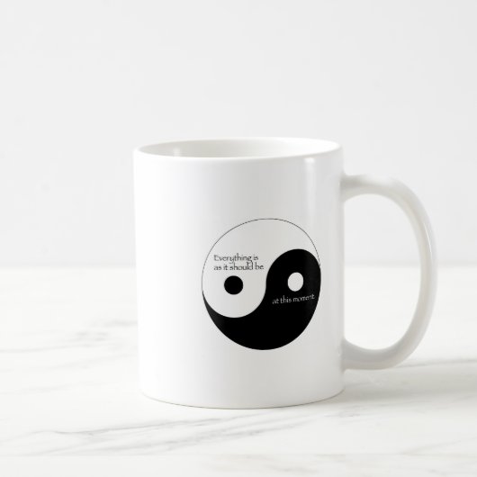 Mug Tout est pendant qu'il devrait être (Droite)