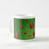 Mug Tout est plein des coccinelles (Devant gauche)