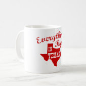 Mug Tout est plus grand au Texas (Devant gauche)