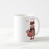 Mug Tout est poussé - Drôle arbre de Noël Bougie (Devant droit)