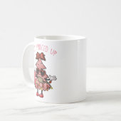 Mug Tout est poussé - Drôle arbre de Noël Bougie (Devant gauche)
