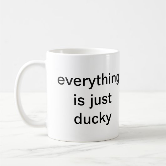 MUG TOUT EST SIMPLEMENT MIGNON (Gauche)