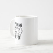 Mug Tout Est Une Conspiration... Autocollant (Devant gauche)