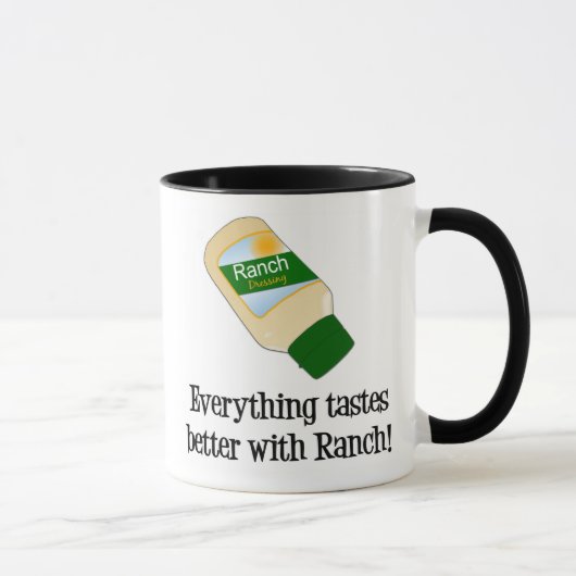 Mug Tout goûte meilleur avec le ranch (Droite)