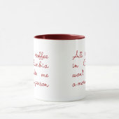 Mug Tout le café en Columbia (Maroon) (Centre)