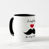 Mug Tout Le Monde Aime La Façon Dont Il Ticker (Devant gauche)