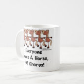 Mug Tout le monde aime un cheval de choeur (Devant gauche)
