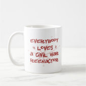 Mug Tout le monde aime une guerre civile Reenactor (Gauche)