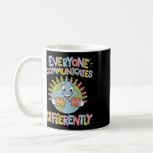 Mug Tout Le Monde Communique Différemment Une Éducatio (Gauche)