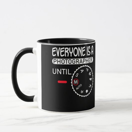 Mug Tout Le Monde Est Photographe Jusqu'Au Mode Manuel (Gauche)