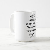 MUG TOUT LE MONDE EST UNE SCÈNE SHAKESPEARE PLAY (Devant gauche)