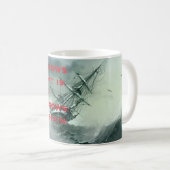 Mug Tout le monde sait que le bateau fuit Lyric 2 (Devant droit)