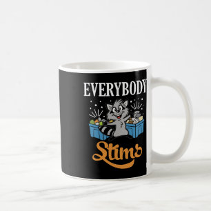 Mug Tout le monde stimule la neurodiversité guerrier d
