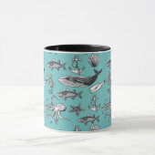 Mug Tout Le Motif De Mer (Centre)