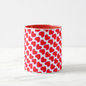 Mug Tout Lota Love Romantique Coeurs rouges Galore (Centre)