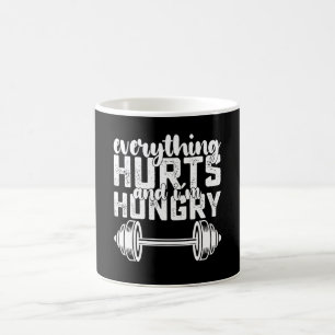 Mug Tout me fait mal et j'ai faim Gym