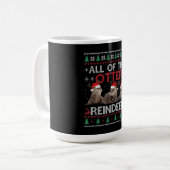 Mug Tout Otter Reindeer Noël Vilain Sweater (Devant gauche)
