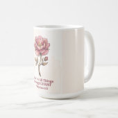 Mug Tout par Christ (Devant droit)