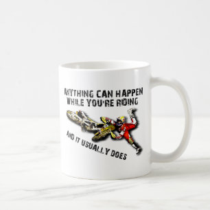 Mug Tout peut arriver Motocross moto cross drôle de mu