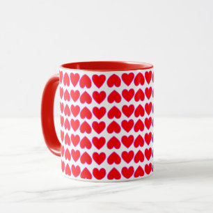 Mug Tout plein d'amour Rouge Galore Cœurs Romantiques