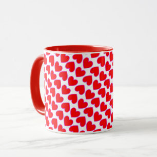 Mug Tout plein d'amour Rouge Galore Cœurs Romantiques