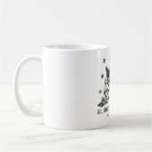 Mug Tout Réservé Pour Noël Squelette De Lecture Drôle (Gauche)